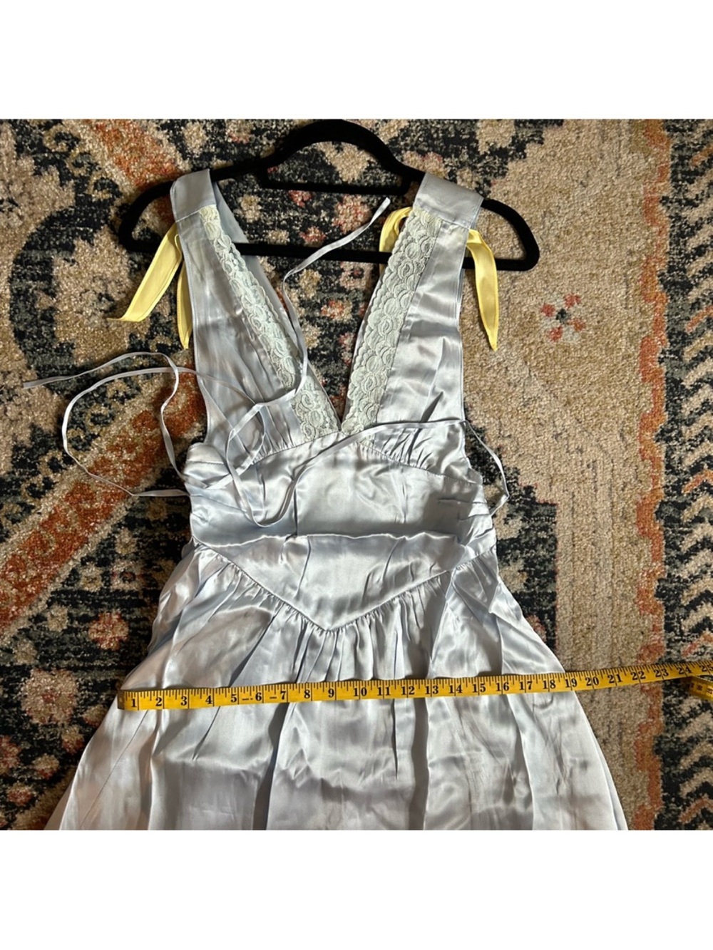 Helsa Celeste dress, light blue, size small - Picture 14 of 15